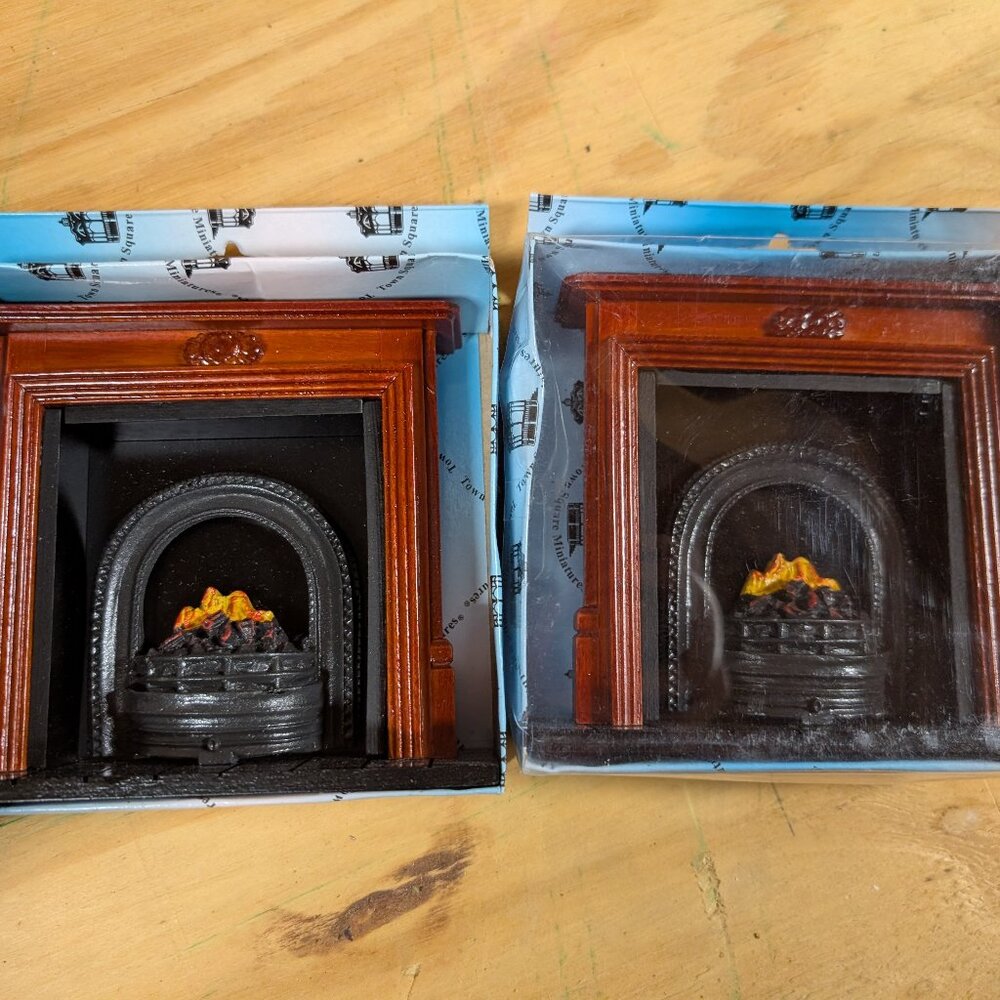 Mini Fireplace For Doll Houses